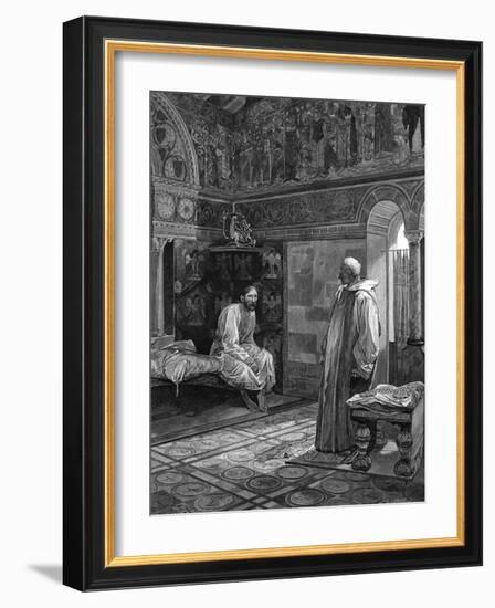 Conrad III Persuaded-Alphonse Mucha-Framed Art Print