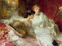 The Lesson, c.1877-Conrad Kiesel-Framed Premier Image Canvas