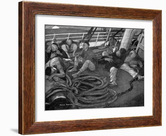 Conrad, Typhoon, Chinese-Maurice Greiffenhagen-Framed Art Print