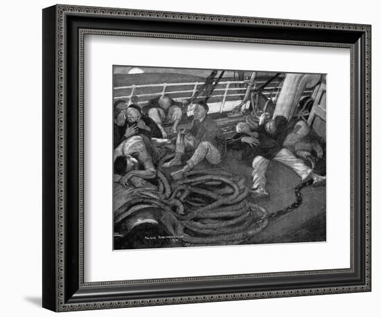 Conrad, Typhoon, Chinese-Maurice Greiffenhagen-Framed Art Print