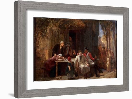 Conscription, 1851-Frederick Goodall-Framed Giclee Print