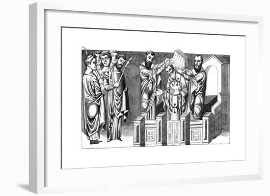 Consecration of a Bishop, 9th Century-null-Framed Giclee Print