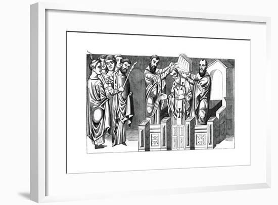 Consecration of a Bishop, 9th Century-null-Framed Giclee Print