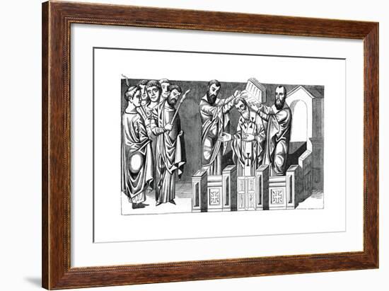 Consecration of a Bishop, 9th Century-null-Framed Giclee Print