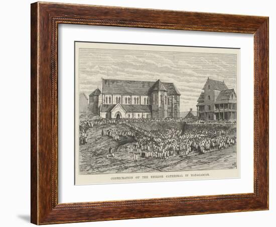 Consecration of the English Cathedral in Madagascar-Frank Watkins-Framed Giclee Print