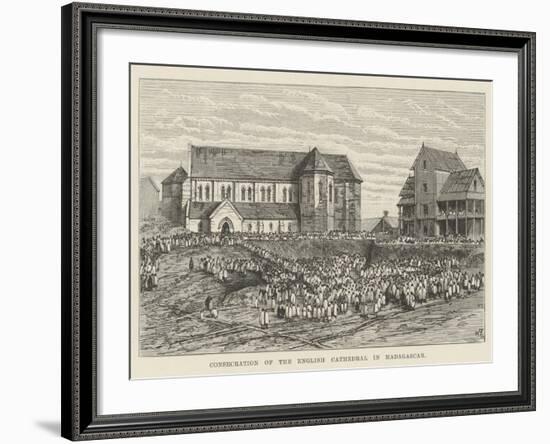 Consecration of the English Cathedral in Madagascar-Frank Watkins-Framed Giclee Print