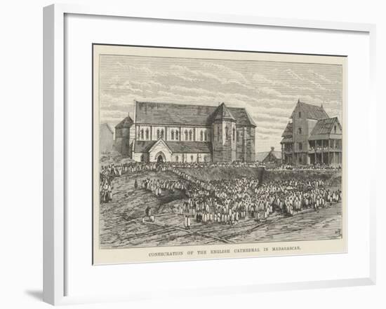 Consecration of the English Cathedral in Madagascar-Frank Watkins-Framed Giclee Print
