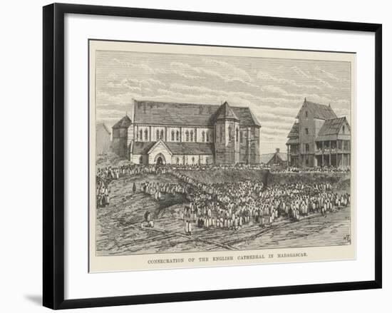 Consecration of the English Cathedral in Madagascar-Frank Watkins-Framed Giclee Print