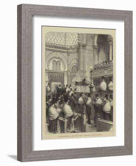 Consecration of the New Central Synagogue-Godefroy Durand-Framed Giclee Print