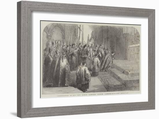 Consecration of the New Roman Catholic Church, Lambeth-Road, the Sanctuary-null-Framed Giclee Print