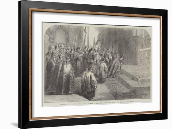 Consecration of the New Roman Catholic Church, Lambeth-Road, the Sanctuary-null-Framed Giclee Print