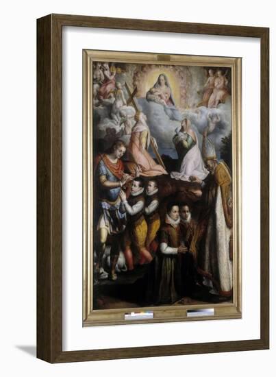 Consecration to the Virgin, 1599 (Oil on Canvas)-Lavinia Fontana-Framed Giclee Print