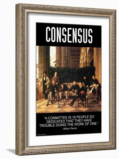 Consensus-Wilbur Pierce-Framed Art Print