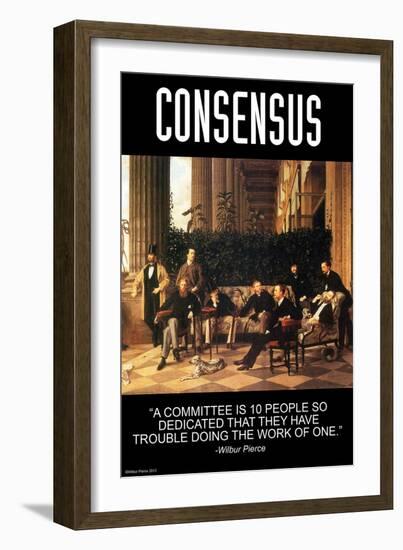 Consensus-Wilbur Pierce-Framed Art Print