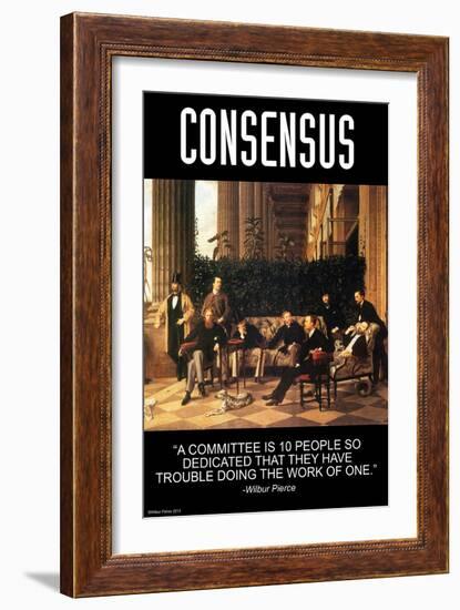 Consensus-Wilbur Pierce-Framed Art Print