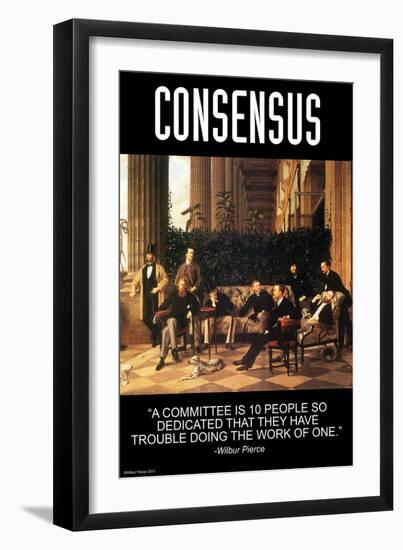 Consensus-Wilbur Pierce-Framed Art Print