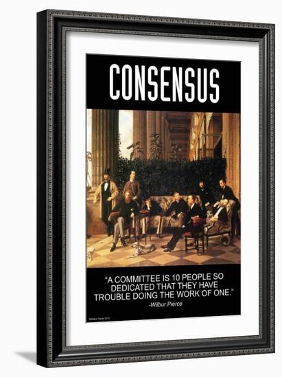 Consensus-Wilbur Pierce-Framed Art Print