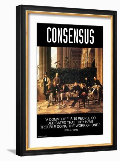 Consensus-Wilbur Pierce-Framed Art Print