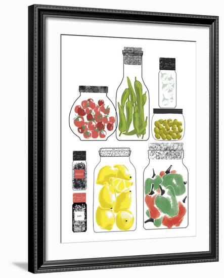 Conservateurs de Cuisine II-Laure Girardin-Vissian-Framed Giclee Print