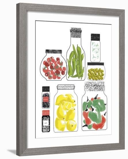 Conservateurs de Cuisine II-Laure Girardin-Vissian-Framed Giclee Print