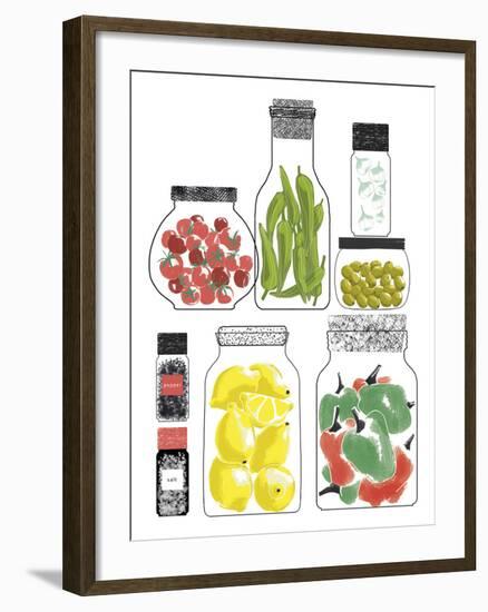 Conservateurs de Cuisine II-Laure Girardin-Vissian-Framed Giclee Print