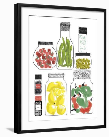 Conservateurs de Cuisine II-Laure Girardin-Vissian-Framed Giclee Print