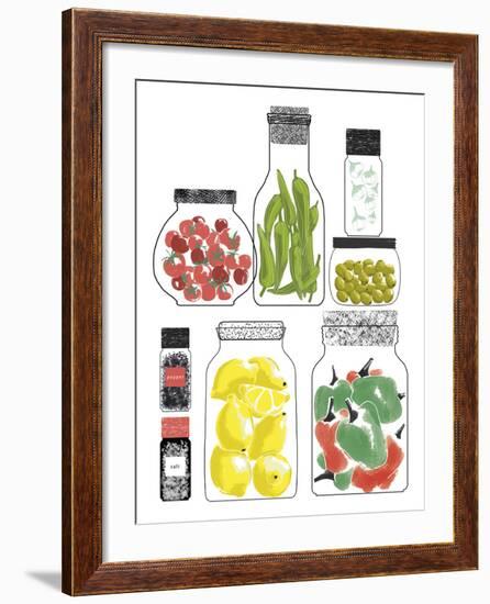 Conservateurs de Cuisine II-Laure Girardin-Vissian-Framed Giclee Print