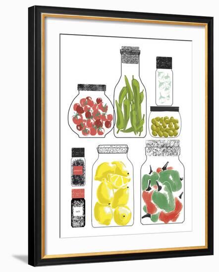 Conservateurs de Cuisine II-Laure Girardin-Vissian-Framed Giclee Print