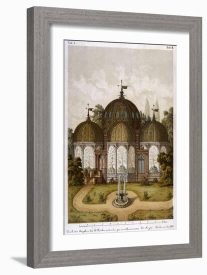 Conservatory and Aviary Combined-null-Framed Art Print