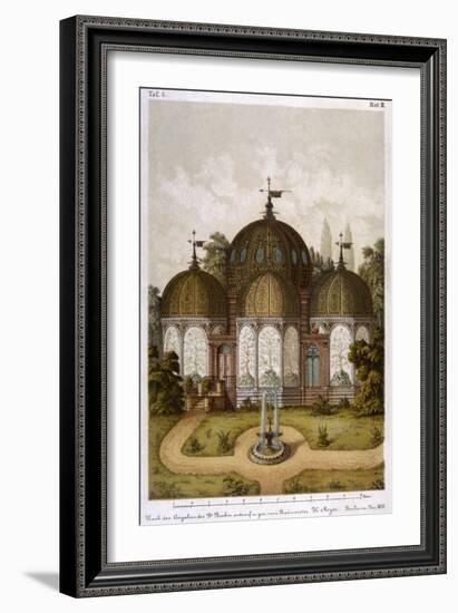 Conservatory and Aviary Combined-null-Framed Art Print