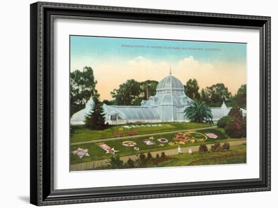 Conservatory at Golden Gate Park, San Francisco, California-null-Framed Art Print