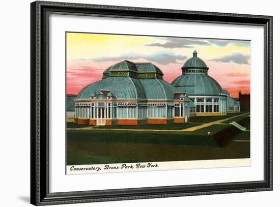 Conservatory, Bronx Park-null-Framed Art Print