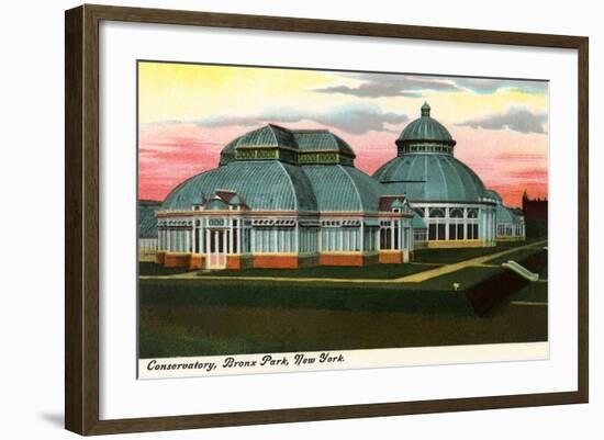 Conservatory, Bronx Park-null-Framed Art Print