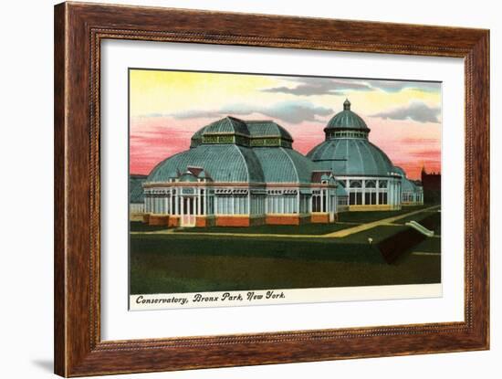 Conservatory, Bronx Park-null-Framed Art Print