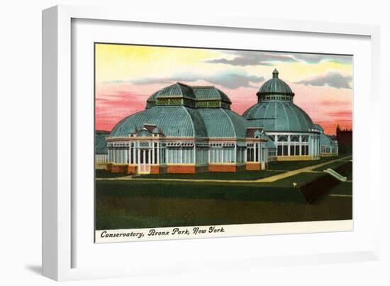 Conservatory, Bronx Park-null-Framed Art Print