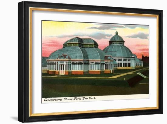 Conservatory, Bronx Park-null-Framed Art Print