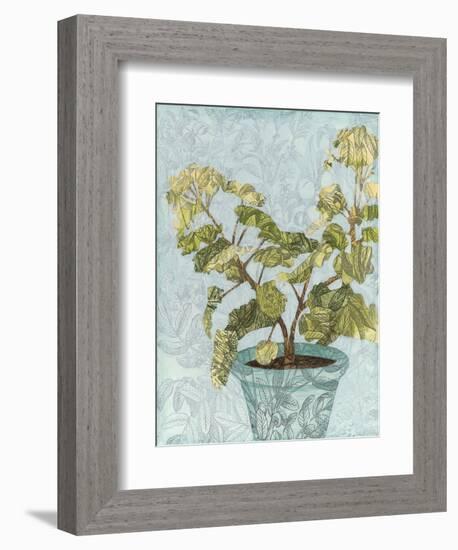 Conservatory Collage II-Megan Meagher-Framed Art Print