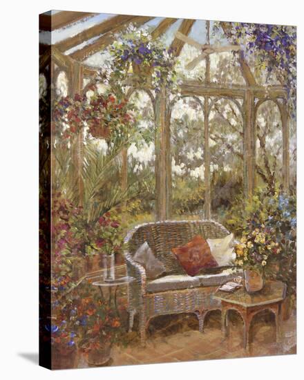 Conservatory II-Longo-Framed Stretched Canvas