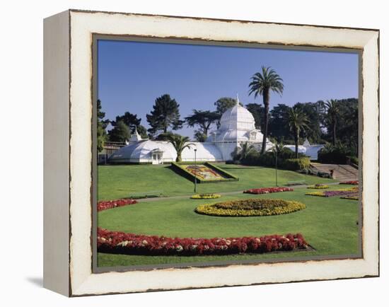 Conservatory of Flowers, Golden Gate Park, San Francisco, California, USA-null-Framed Premier Image Canvas