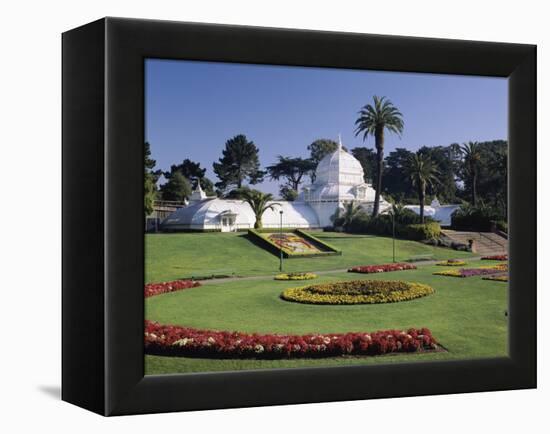 Conservatory of Flowers, Golden Gate Park, San Francisco, California, USA-null-Framed Premier Image Canvas