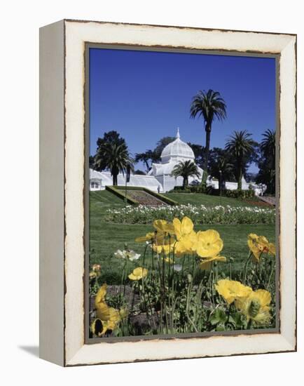 Conservatory of Flowers, Golden Gate Park, San Francisco, California, USA-null-Framed Premier Image Canvas