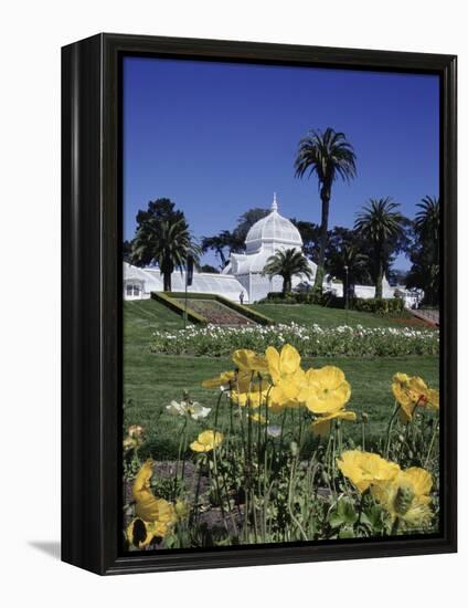 Conservatory of Flowers, Golden Gate Park, San Francisco, California, USA-null-Framed Premier Image Canvas