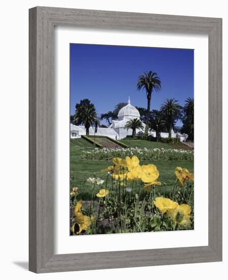 Conservatory of Flowers, Golden Gate Park, San Francisco, California, USA-null-Framed Photographic Print