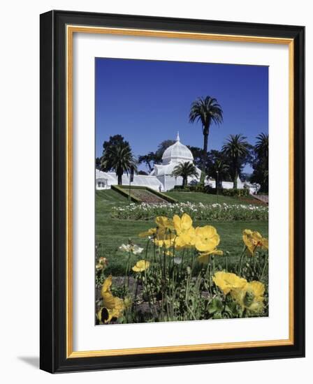 Conservatory of Flowers, Golden Gate Park, San Francisco, California, USA-null-Framed Photographic Print