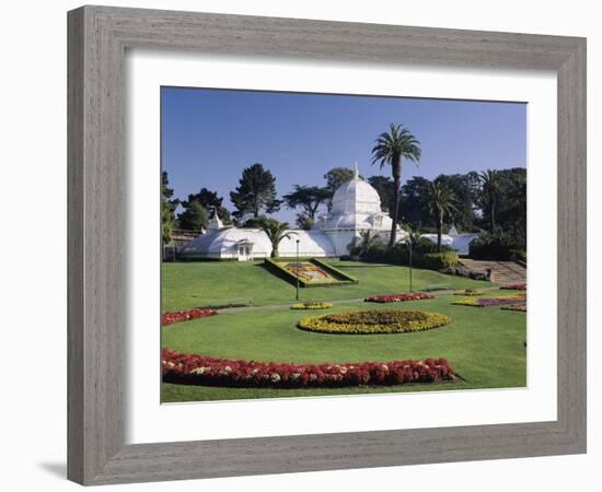 Conservatory of Flowers, Golden Gate Park, San Francisco, California, USA-null-Framed Photographic Print