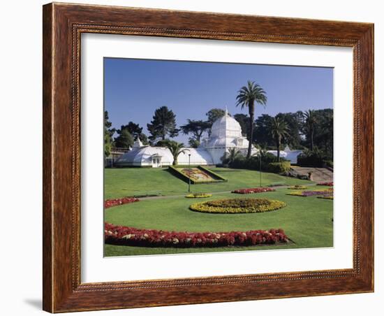 Conservatory of Flowers, Golden Gate Park, San Francisco, California, USA-null-Framed Photographic Print