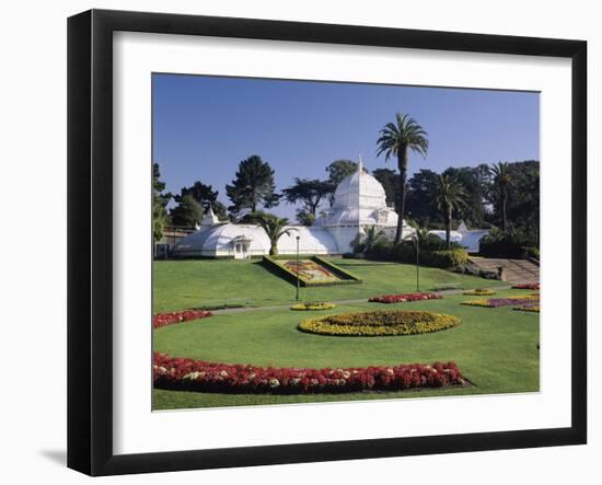 Conservatory of Flowers, Golden Gate Park, San Francisco, California, USA-null-Framed Photographic Print