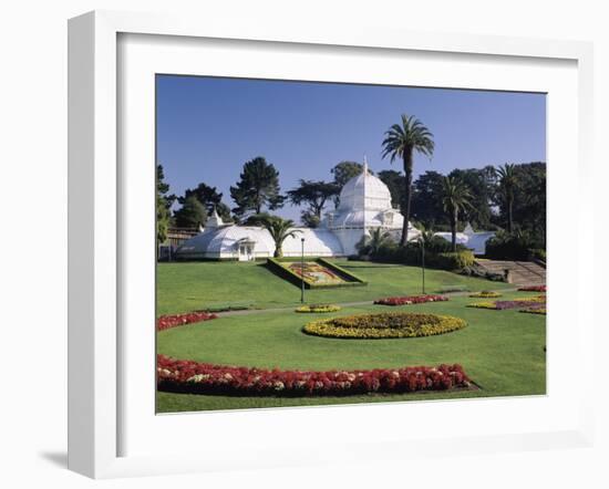 Conservatory of Flowers, Golden Gate Park, San Francisco, California, USA-null-Framed Photographic Print