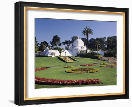 Conservatory of Flowers, Golden Gate Park, San Francisco, California, USA-null-Framed Photographic Print