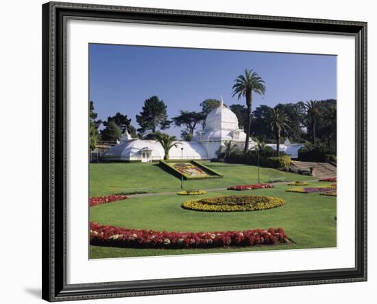 Conservatory of Flowers, Golden Gate Park, San Francisco, California, USA-null-Framed Photographic Print